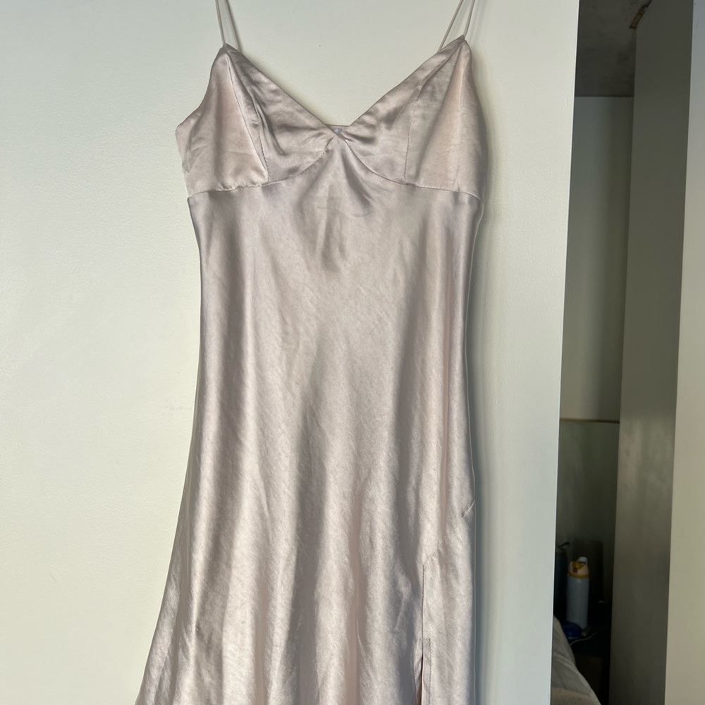 Princess Polly Elegant Satin Slip Dress